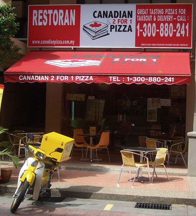 Canadian 2 For 1 Pizza